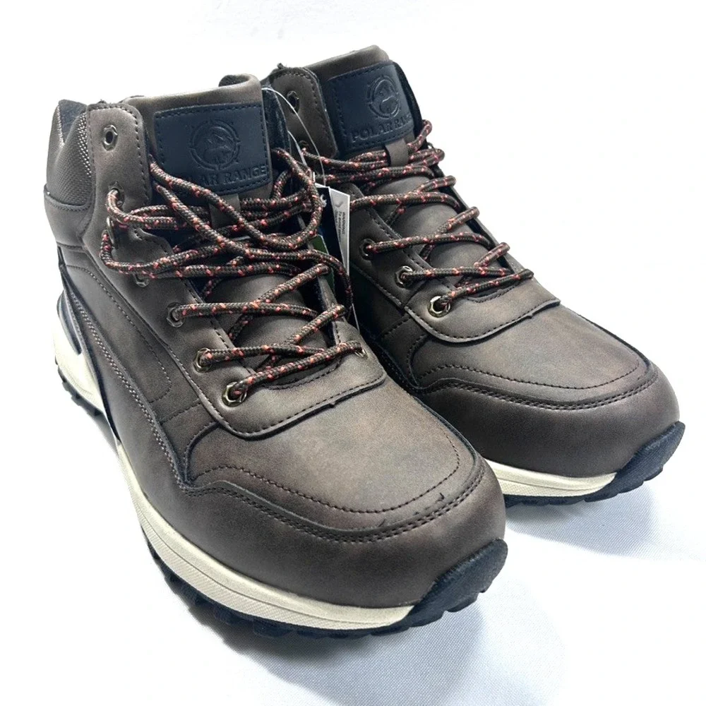POLAR‎ RANGE Men's Vulcan Winter Boots Waterproof Hiking Brown US 12 - No Box